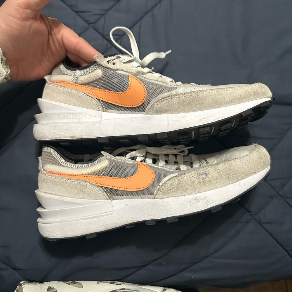 Nike Orange and Gray Athletic Shoes